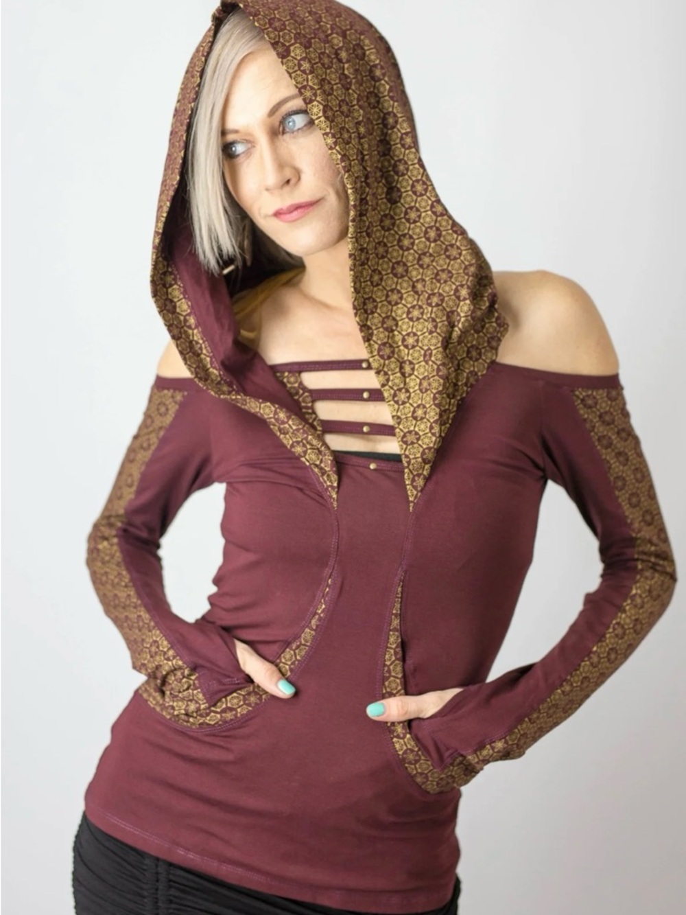 Anahata Designs Senshi Top- Wine